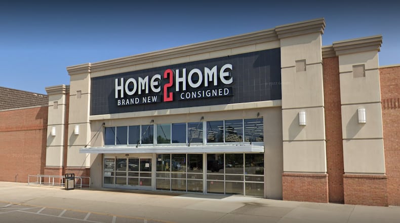 Home2Home Brand New & Consigned at 261 E. Alex Bell Road in Centerville’s Cross Pointe Centre plans to close its doors this month. The business, which opened in 2004, moved to its current storefront in 2018. PHOTO: GOOGLE