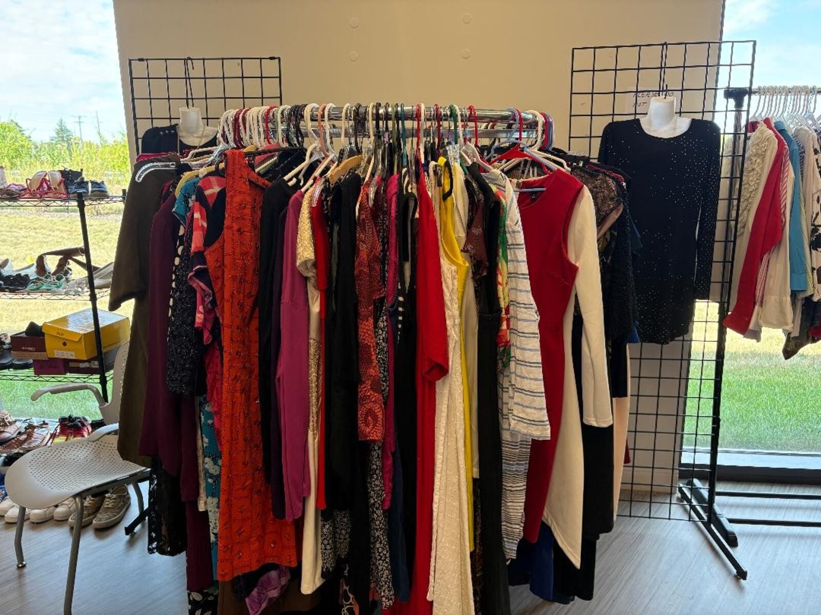 An assortment of women's clothing at Essence of West Boutique. Photo by Russell Florence Jr.