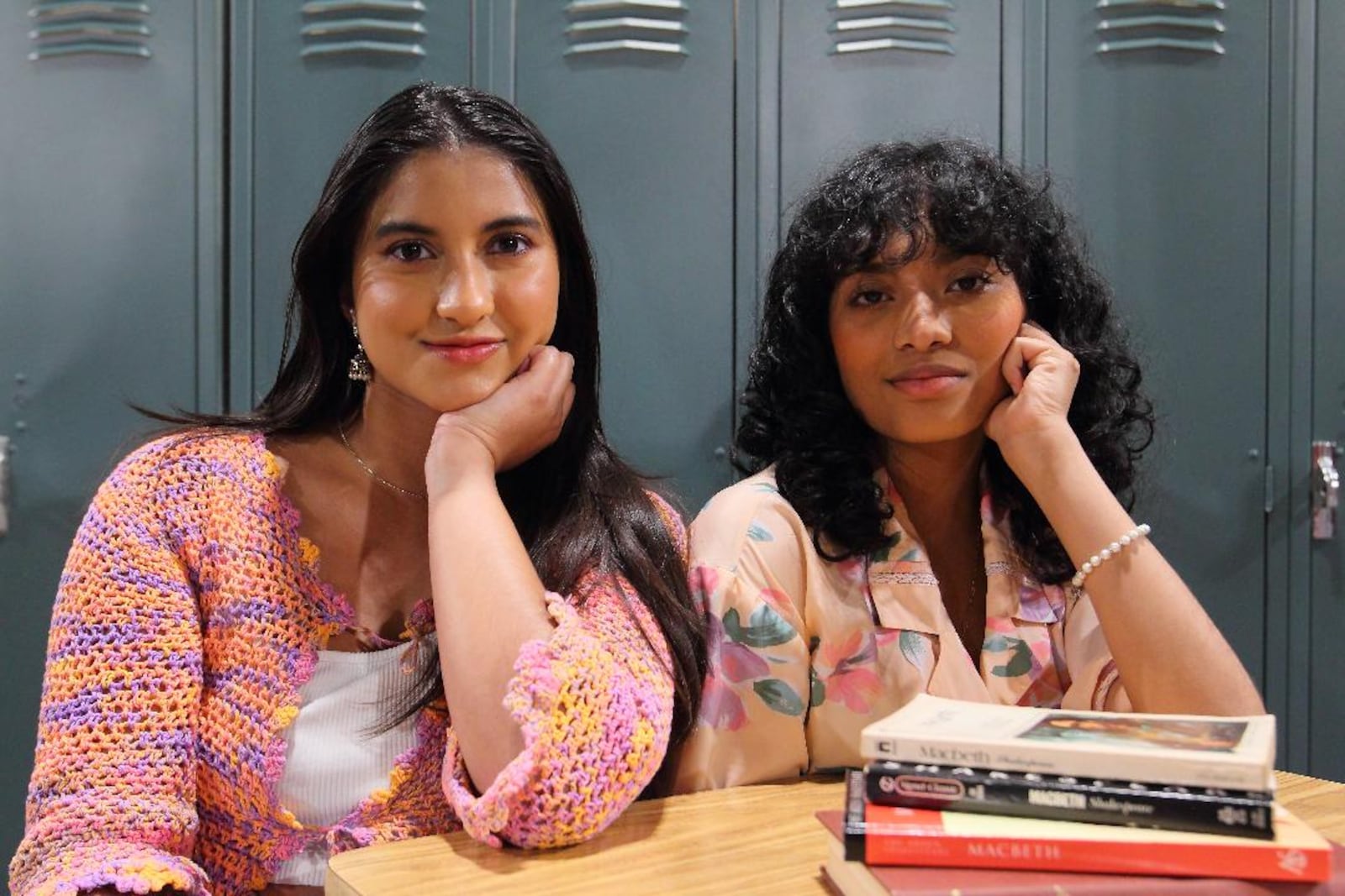 Palini Sunkara (left as L) and Dinithi Fernando (M) in the Human Race Theatre Company's production of "Peerless." PHOTO BY HUMAN RACE THEATRE COMPANY