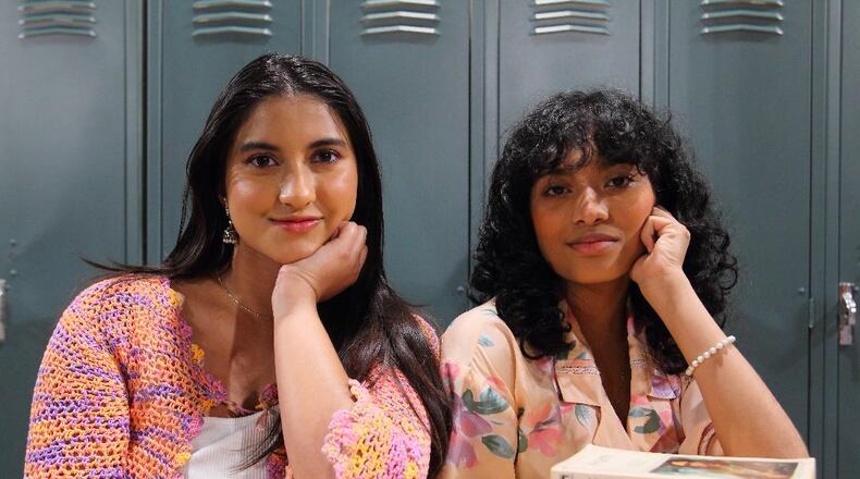 Palini Sunkara (left as L) and Dinithi Fernando (M) in the Human Race Theatre Company's production of "Peerless." PHOTO BY HUMAN RACE THEATRE COMPANY