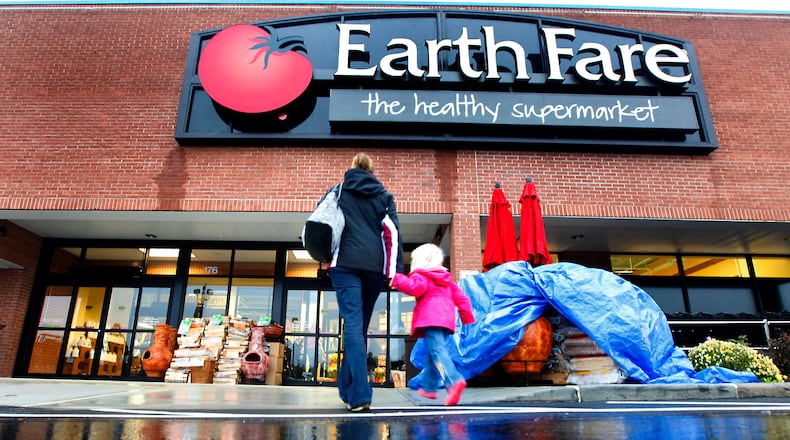 Earth Fare, the healthy supermarket, opened in 2011 at Cross Pointe Centre in Centerville. The store sold local and organic products, and adheres to a strict food philosophy. Staff Photo by Jim Witmer
