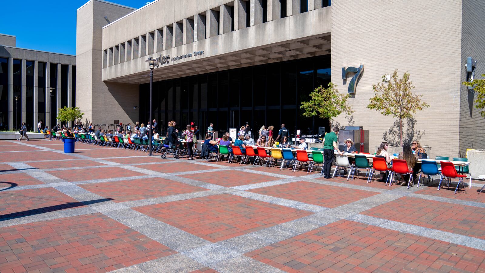 The Longest Table is returning to Sinclair College from 11:30 a.m. to 1 p.m. on Wednesday, Sept. 20 to spark conversation with Daytonians over a free meal. SINCLAIR MARKETING