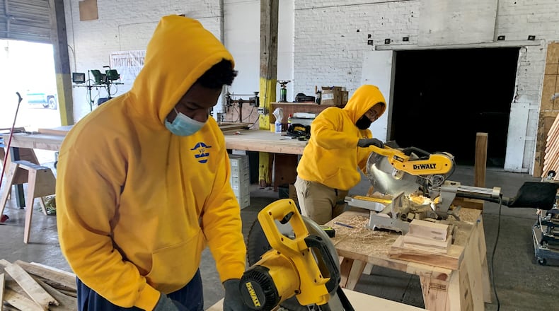 Victory Project students learn skills while working with mentors on two micro-enterprises  -- Victory Landscape Management, LLC, and Victory Improvement Projects. CONTRIBUTED