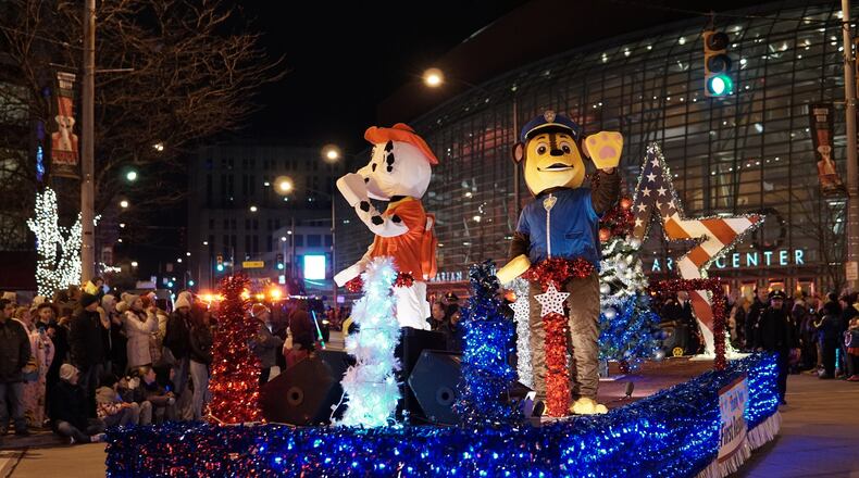 The Dayton Holiday Festival floats delighted large crowds during the annual children’s parade. CONTRIBUTED