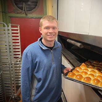 Patrick Parin is opening 5 Frenchies Old North Dayton Bakery at 700 Troy St. NATALIE JONES/STAFF