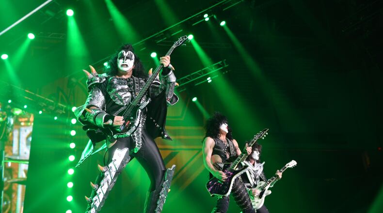 KISS and fans young and old at the Nutter Center. NICK FALZERANO / CONTRIBUTED