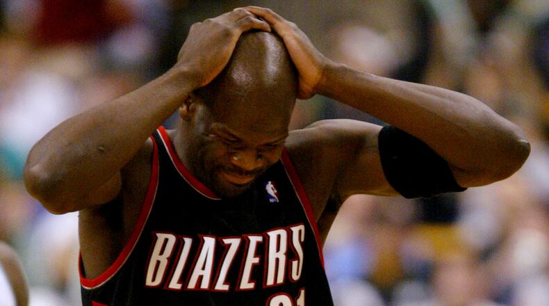 Former NBA star Ruben Patterson turned himself in on a felony non-support of dependents warrant last week in Butler County Common Pleas Court, according to Butler County Prosecutor Michael Gmoser. (AP Photo)