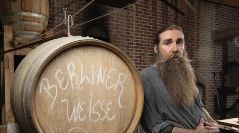 Dan Lauro married his love of history with brewing as the lead brewer at the Carillon Brewing Co. Contributed by Erin Pence