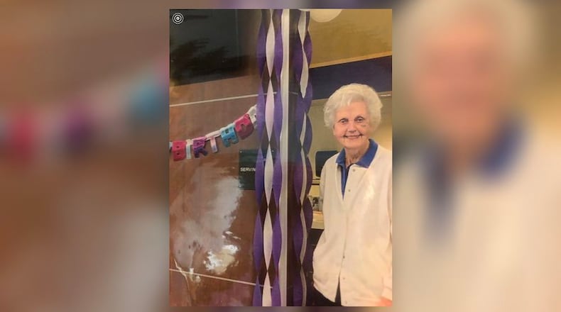 Helen Haass, 86, has worked in the school cafeteria, mostly at Middletown High, for the last 50 years. SUBMITTED PHOTO