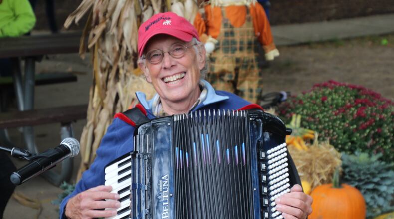 Charlie Campbell is a Dayton booster and an avid accordianist. CONTRIBUTED