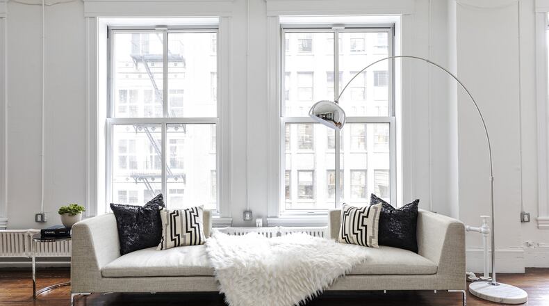 Pairing black with winter white serves as the perfect contrast. (Design Recipes)