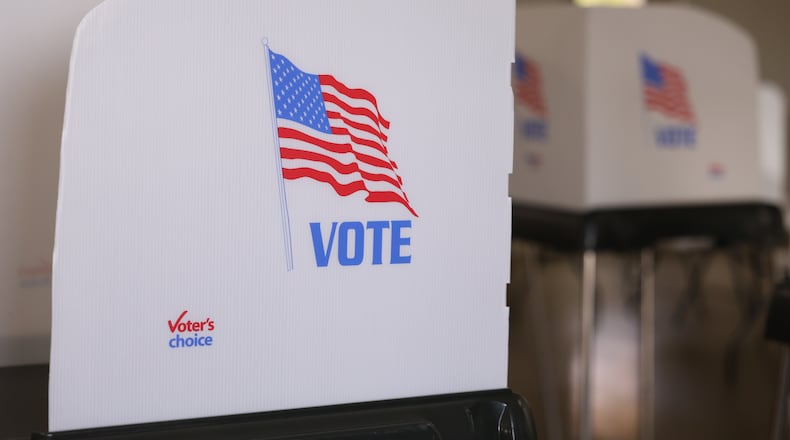 Voting was underway at Redman's Picnic Grounds in Troy on Tuesday, Nov. 4, 2025. BRYANT BILLING / STAFF