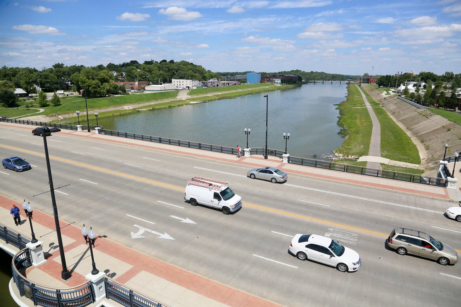 The High/Main Bridge in Hamilton will be the site of a party celebrating the city’s 17 neighborhoods on Sunday. 