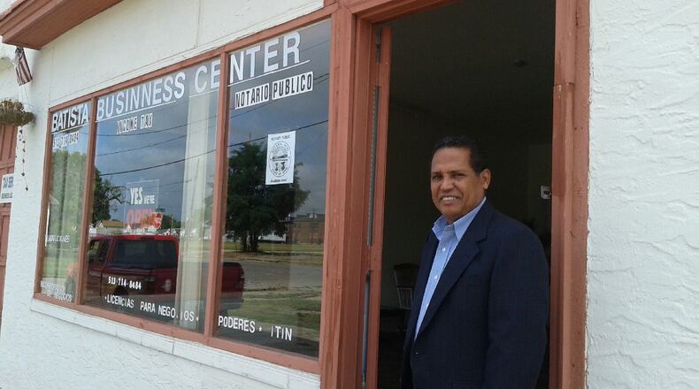 Hamilton businessman Ramon Batista is running for mayor, challenging incumbent Pat Moeller. MIKE RUTLEDGE/STAFF