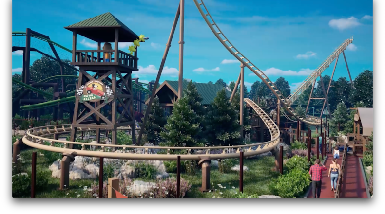 Planet Snoopy in 2024 will introduce Snoopy's Soap Box Racers, a new boomerang coaster that sends riders down a launch hill, reaching speeds of up to 36 MPH. The 672-foot racetrack includes a series of twists and turns.