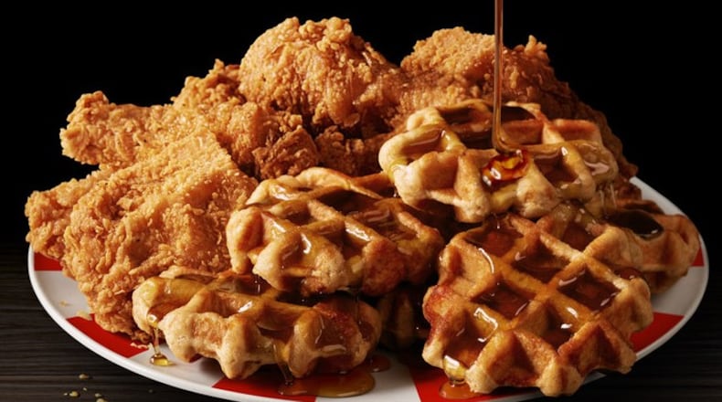 National chicken and waffles day is Aug. 8.. CONTRIBUTED PHOTO