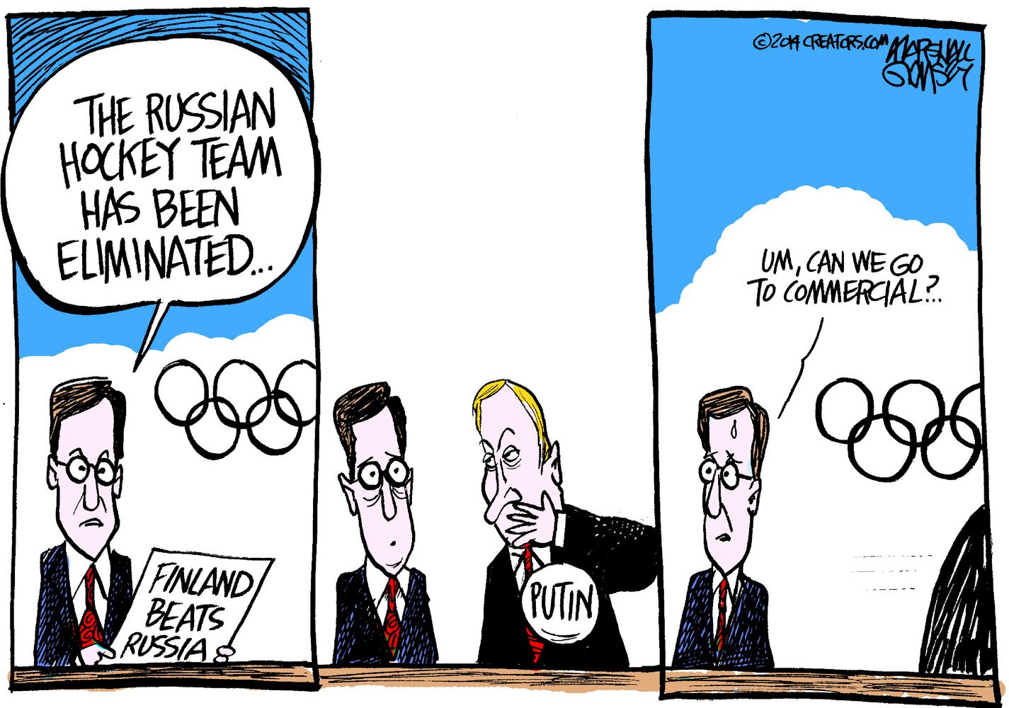Today's cartoons 2/20