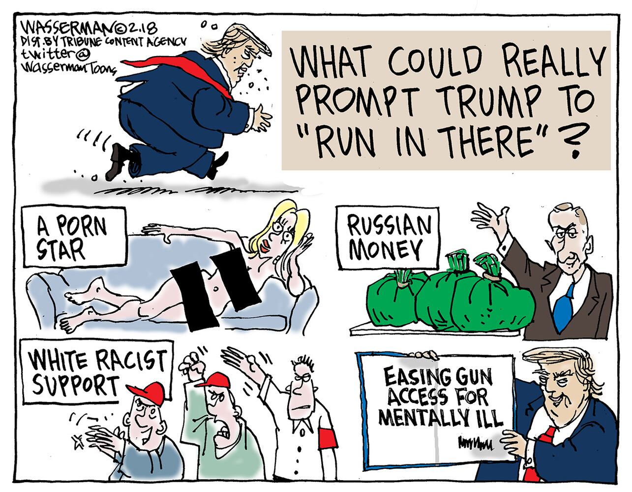 Week in cartoons: The NRA, arming teachers and more