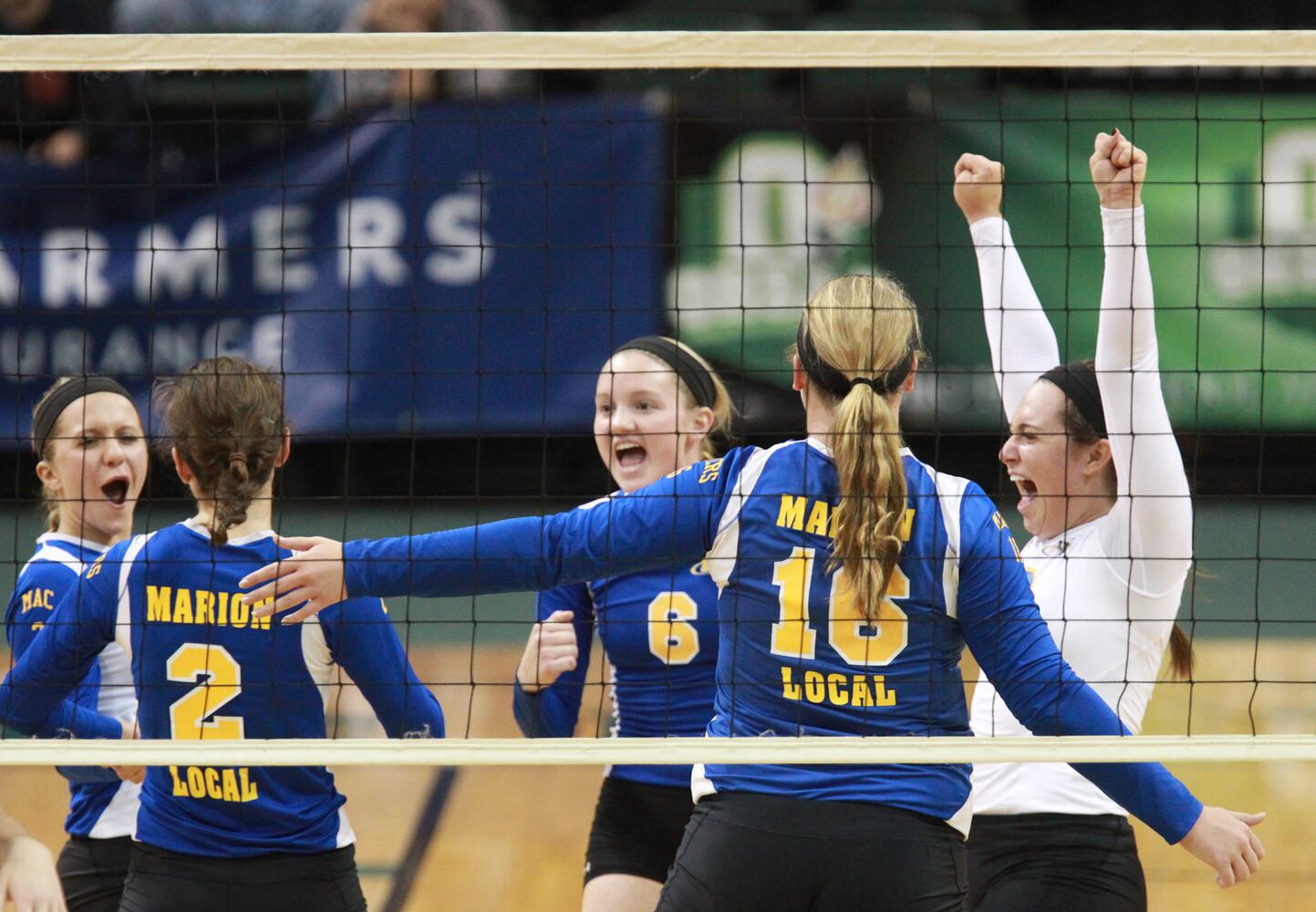 Marion Local vs. McComb Volleyball