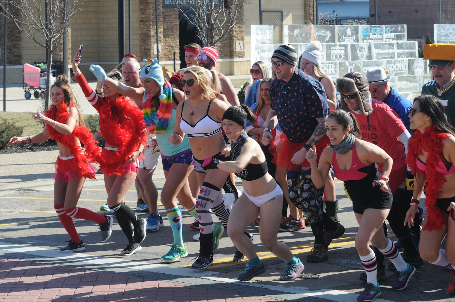 PHOTOS: Did we spot you dressed like Cupid for Austin Landing Undie Run this weekend?