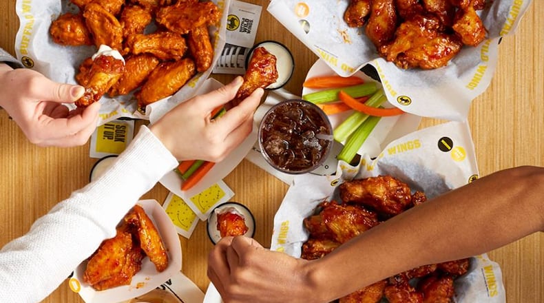 According to the Ohio Division of Liquor Control, Xenia Wing Co. LLC DBA Buffalo Wild Wings applied for a D-5 permit on Jan. 13 for a center lot off of Hospitality Drive. CONTRIBUTED/BUFFALO WILD WINGS