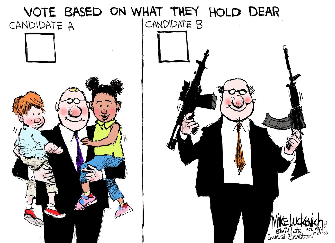 WEEK IN CARTOONS: Trump indictment, school shooting and more