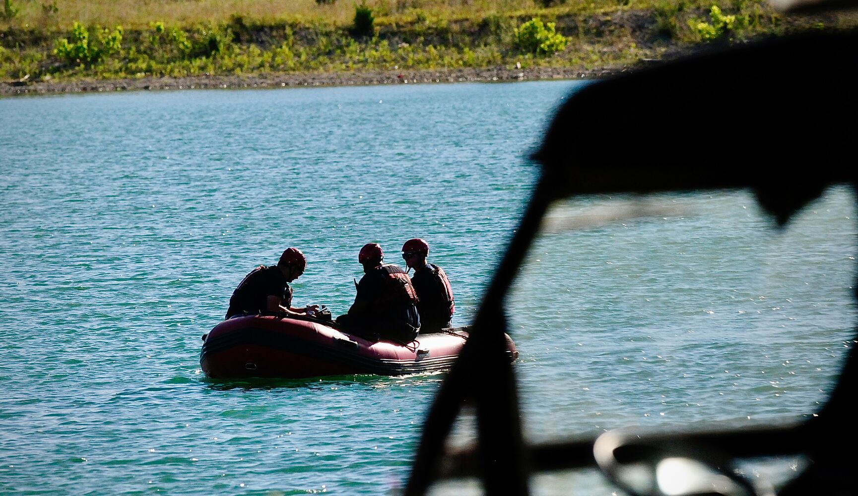 Lake search for swimmer