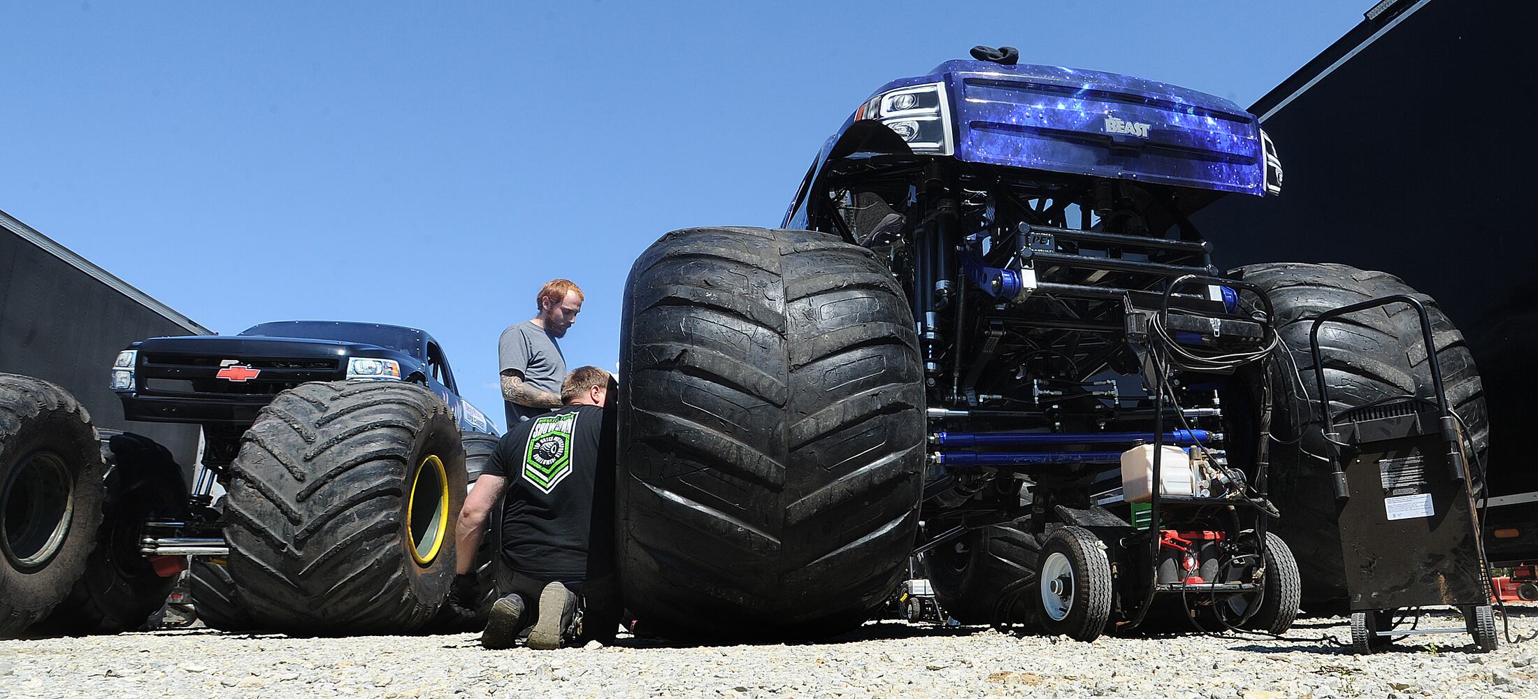 Monster trucks at Montgomery County Fairgrounds