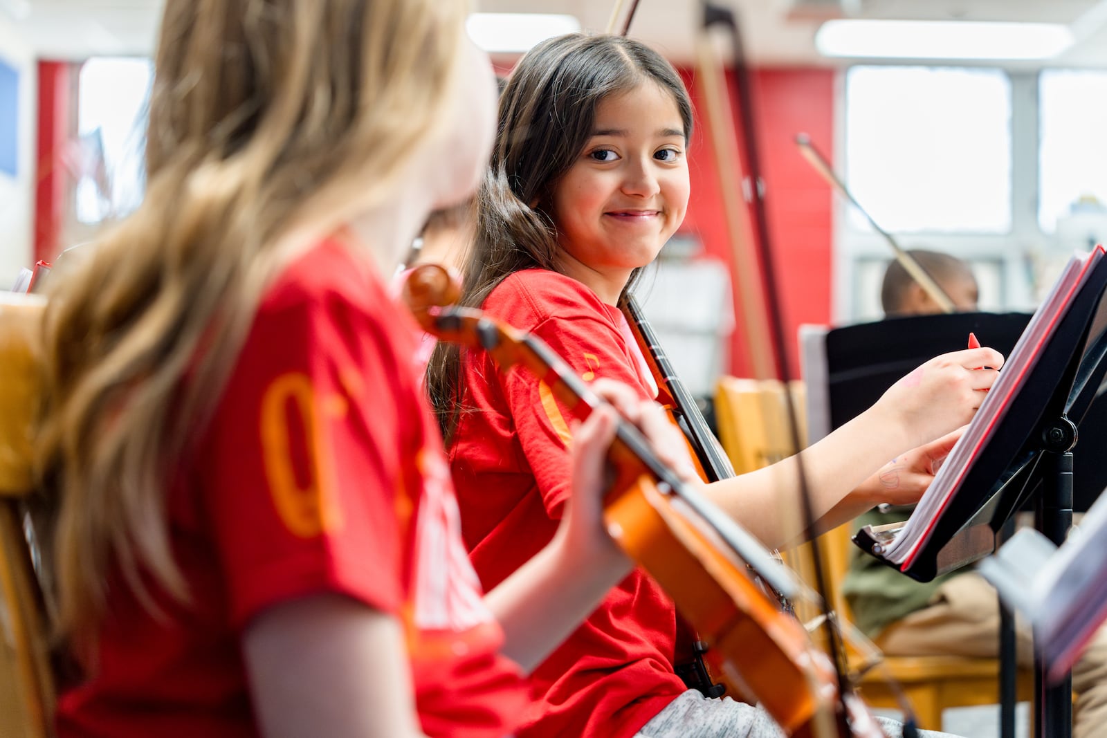 More than 1,000 musical instruments have been donated to "It's Instrumental."
Photo: DPAA/ Kirsten Pribula