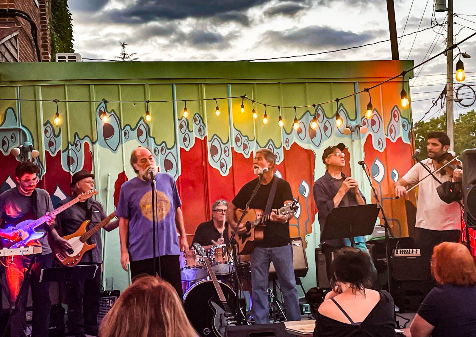 The Figureheads of Dayton are the current incarnation of Jim Dwyer's band, with three original members of The Slugs and the Riverdale Rats reformed with Joe Tuss's nephews. They have performed at Yellow Springs Porchfest. CONTRIBUTED