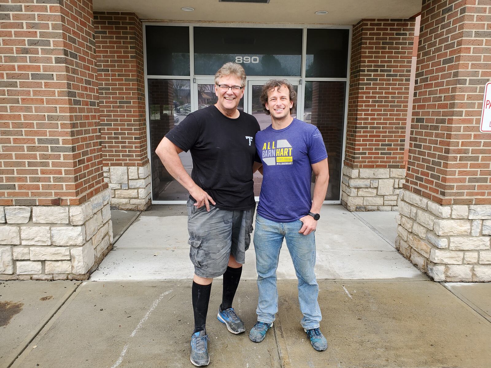 Kent Loose, left, and his son John are co-founders of what will soon be Loose Ends Brewing Co. in south Centerville.