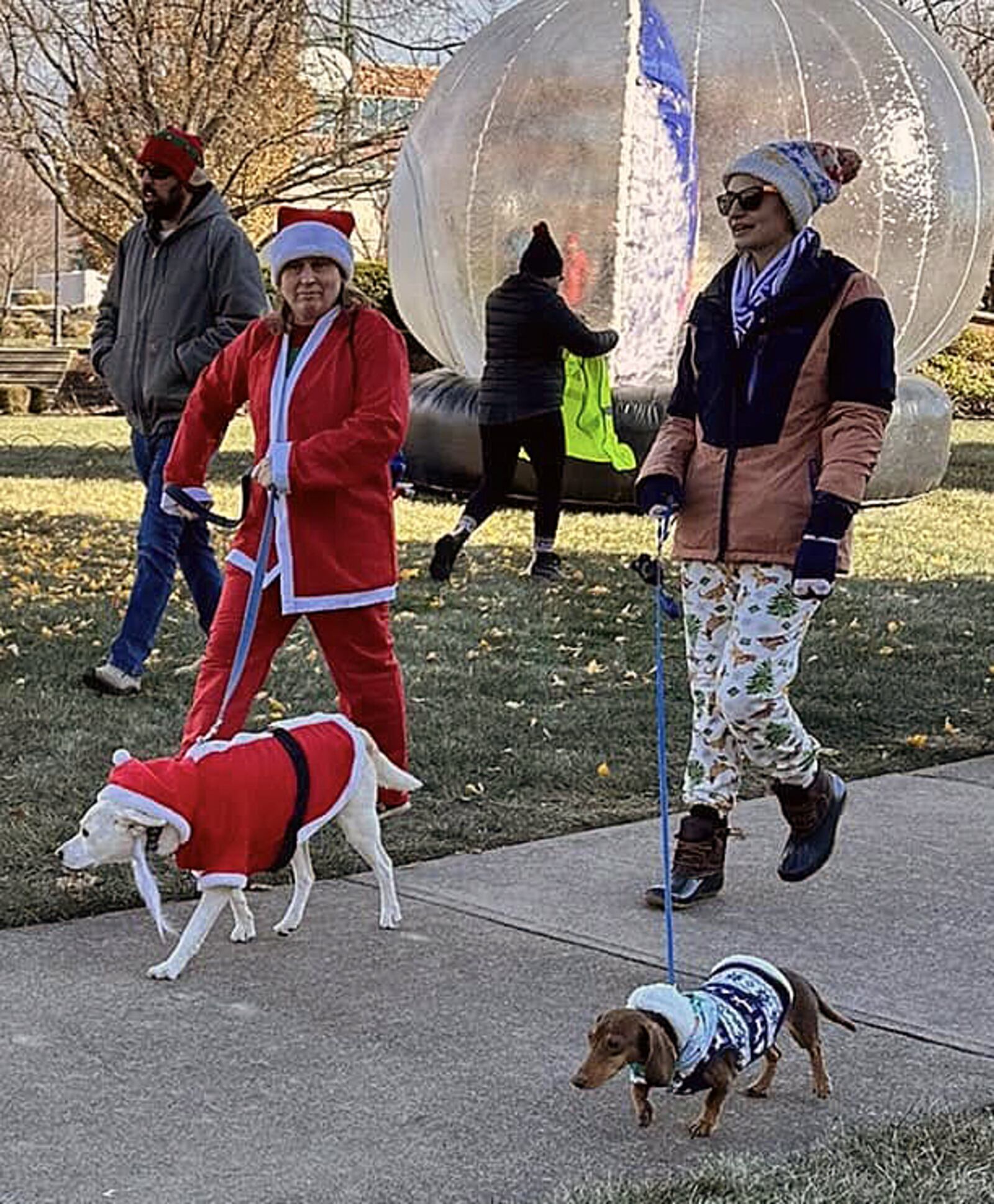 Besides a 2-mile race, the Dec. 6 Santa Trot includes an Elf Run for kids and a pet parade/costume contest. CONTRIBUTED