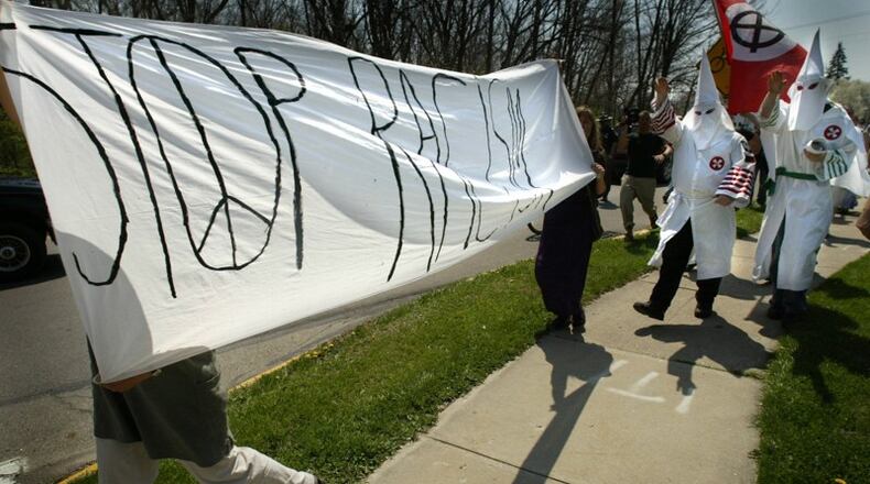 Courthouse Square in Dayton is the planned site for a KKK-affiliated group to hold a rally in May. LISA POWELL / STAFF