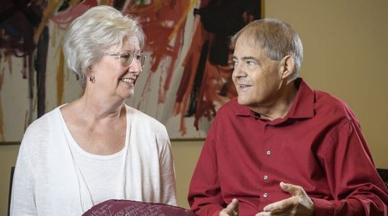 Since the surgery, Joyce Howes and Phil Combs have remained in touch, even having lunch together. CONTRIBUTED.