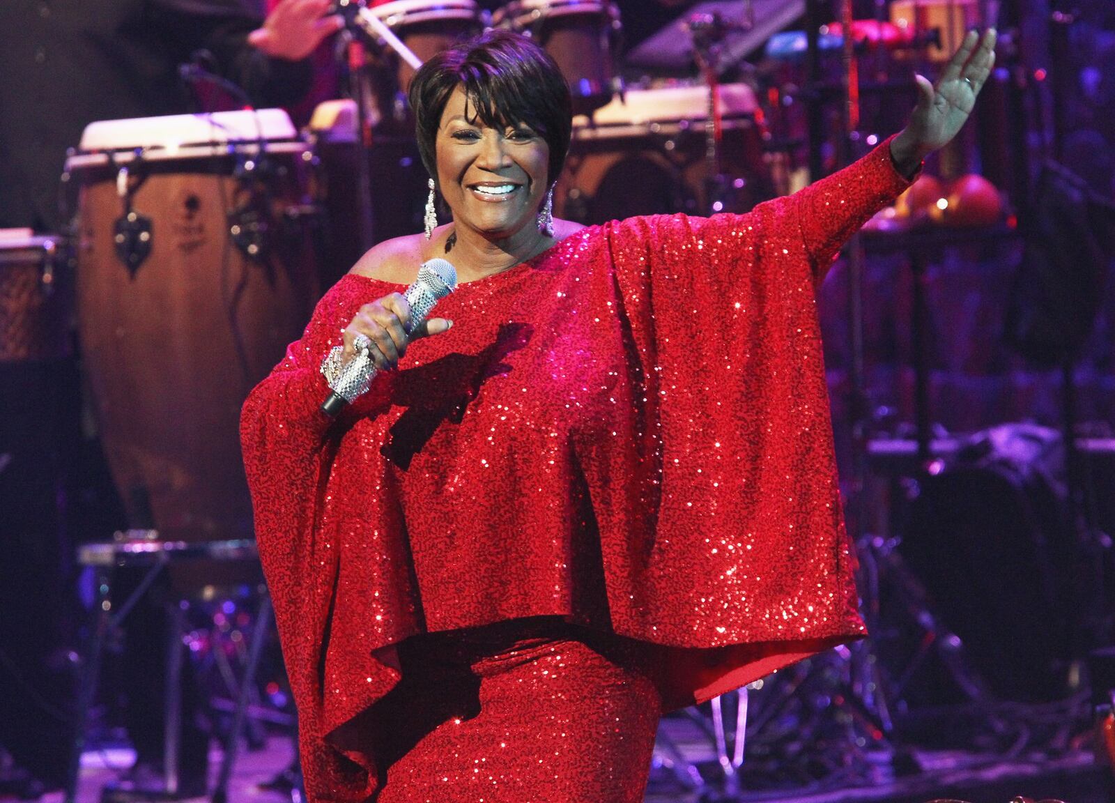Multi-hyphenate entertainer Patti LaBelle, 74, who is a singer, actor, entrepreneur, cook, television host, label head and author, performs at Rose Music Center in Huber Heights on Sunday, July 15. CONTRIBUTED