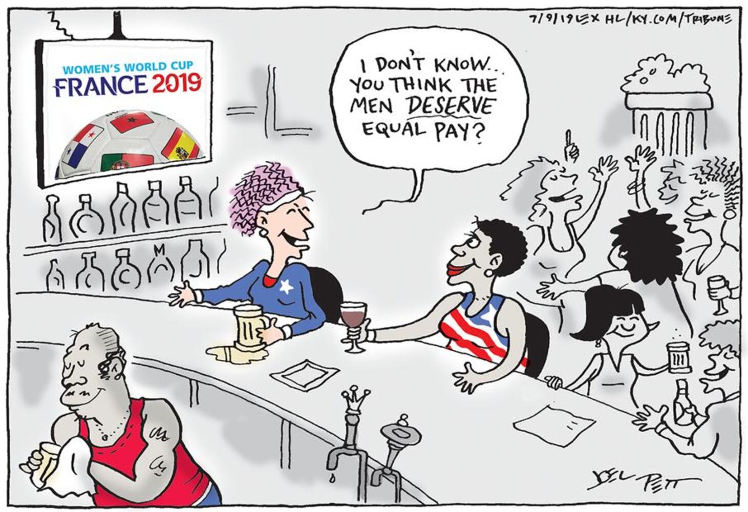 Week in cartoons: U.S. women’s soccer, Ross Perot and more