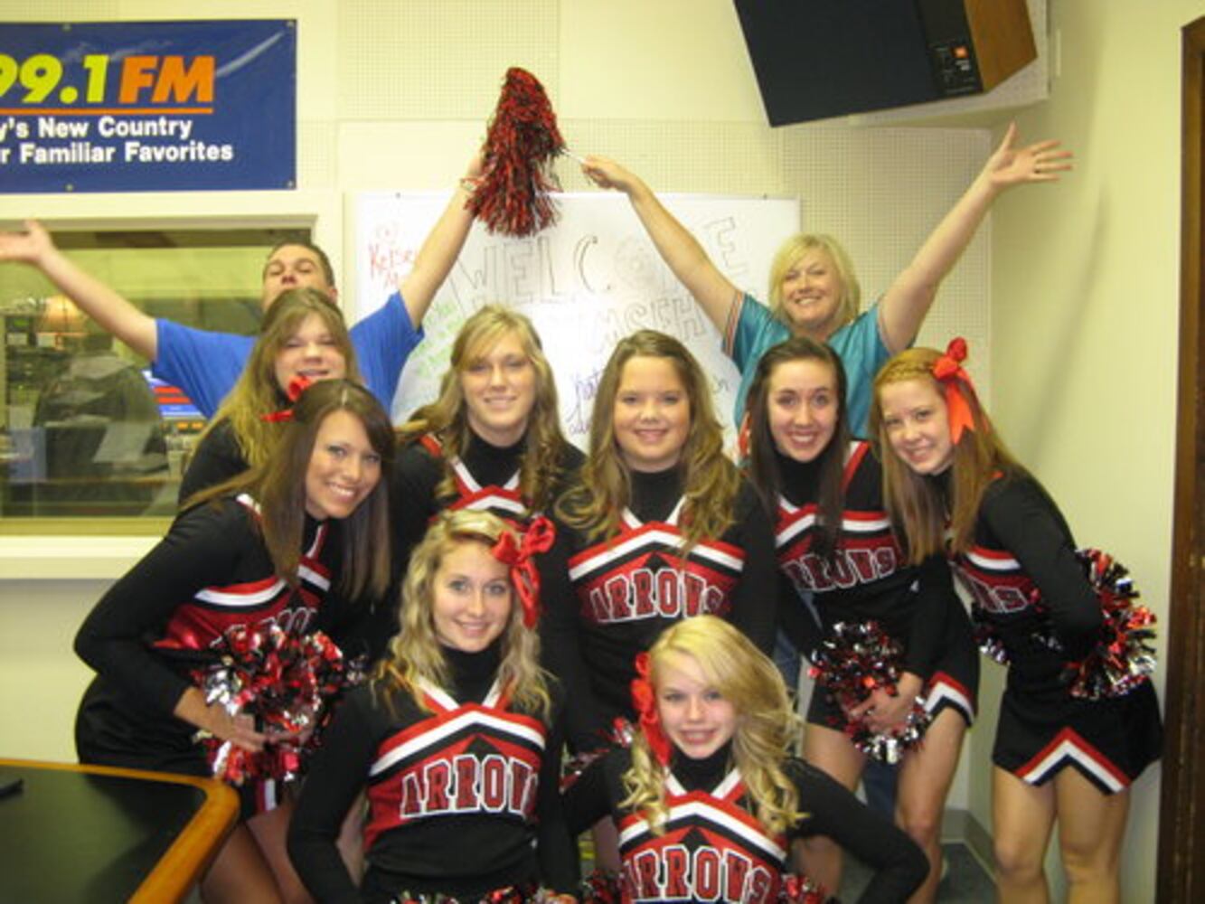 Cheerleaders Football Friday