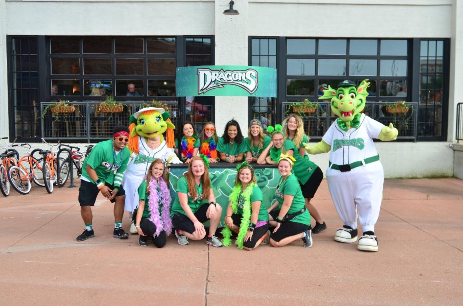 The members of the 2022 Dayton Dragons Green Team. CONTRIBUTED