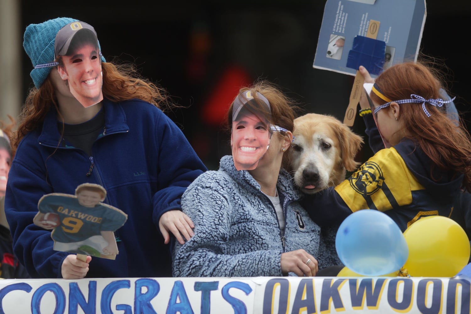 PHOTOS: Oakwood seniors receive gowns, diplomas during drive-thru celebration