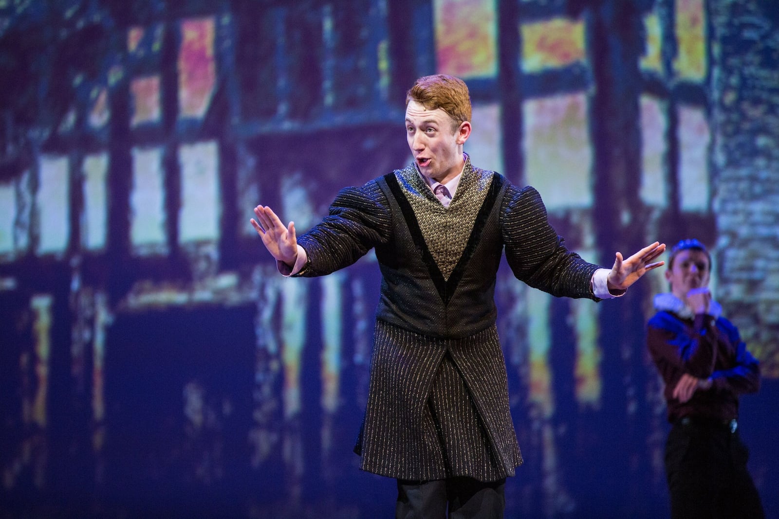 Patrick Comunale performs in a musical tribute to Shakespeare at the 2023 Jimmy Awards. CONTRIBUTED