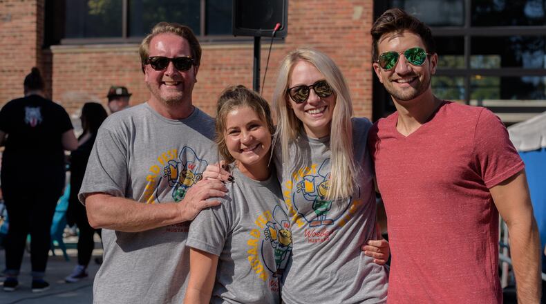 Springfield debuted its claim to food-related festival fame with the debut of MustardFEST at Mother Stewart's Brewery on Saturday, Sept. 29. Woeber Mustard Company, one of the city’s oldest businesses, teamed up with Visit Greater Springfield to celebrate one of the leading condiments with activities including a cook-off, wiener dog race and the introduction of a new beer. TOM GILLIAM / CONTRIBUTING PHOTOGRAPHER