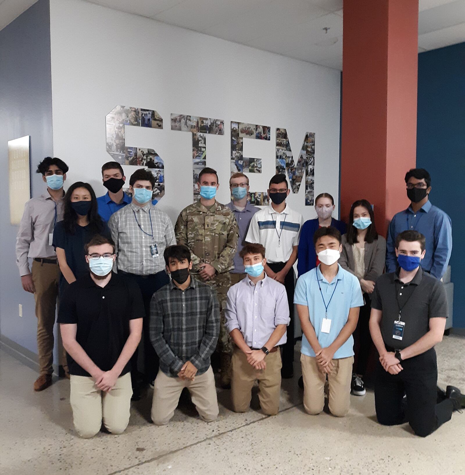 This group of high school students interned in the Air Force Research Laboratory’s Gaming Research Integration for Learning Laboratory or GRILL as part of the Wright Scholar Research Assistant Program. The summer internship, now in its 20th year, offers research opportunities and paid work experiences to students interested in science, technology, engineering and math or STEM fields. U.S. AIR FORCE PHOTO/DEBBIE MILLER