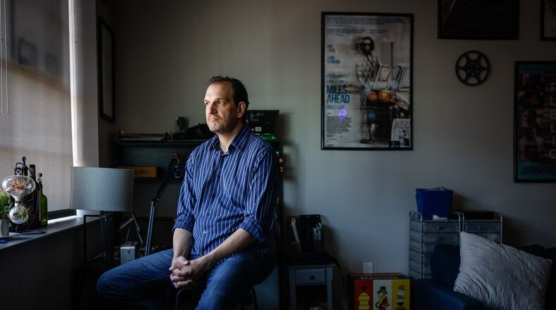 Milton-Union schools teacher Alan Limke lives in a 1-bedroom downtown Dayton apartment and was recently informed that instead of seeing the 3% rent hike that was specified in his lease when it renews this September, he will be paying nearly 10% more in rent instead. Rent increases nationwide are in the double-digits and outpacing salary raises among the worst inflation in roughly 40 years. JIM NOELKER/STAFF