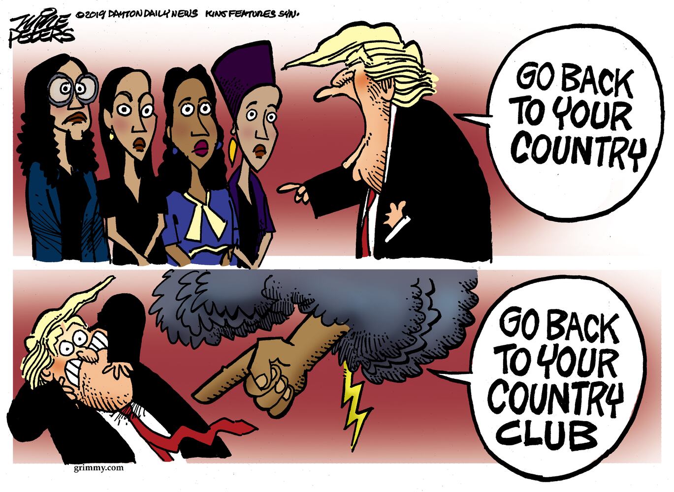 2019: The best of Pulitzer Prize winner Mike Peters political cartoons