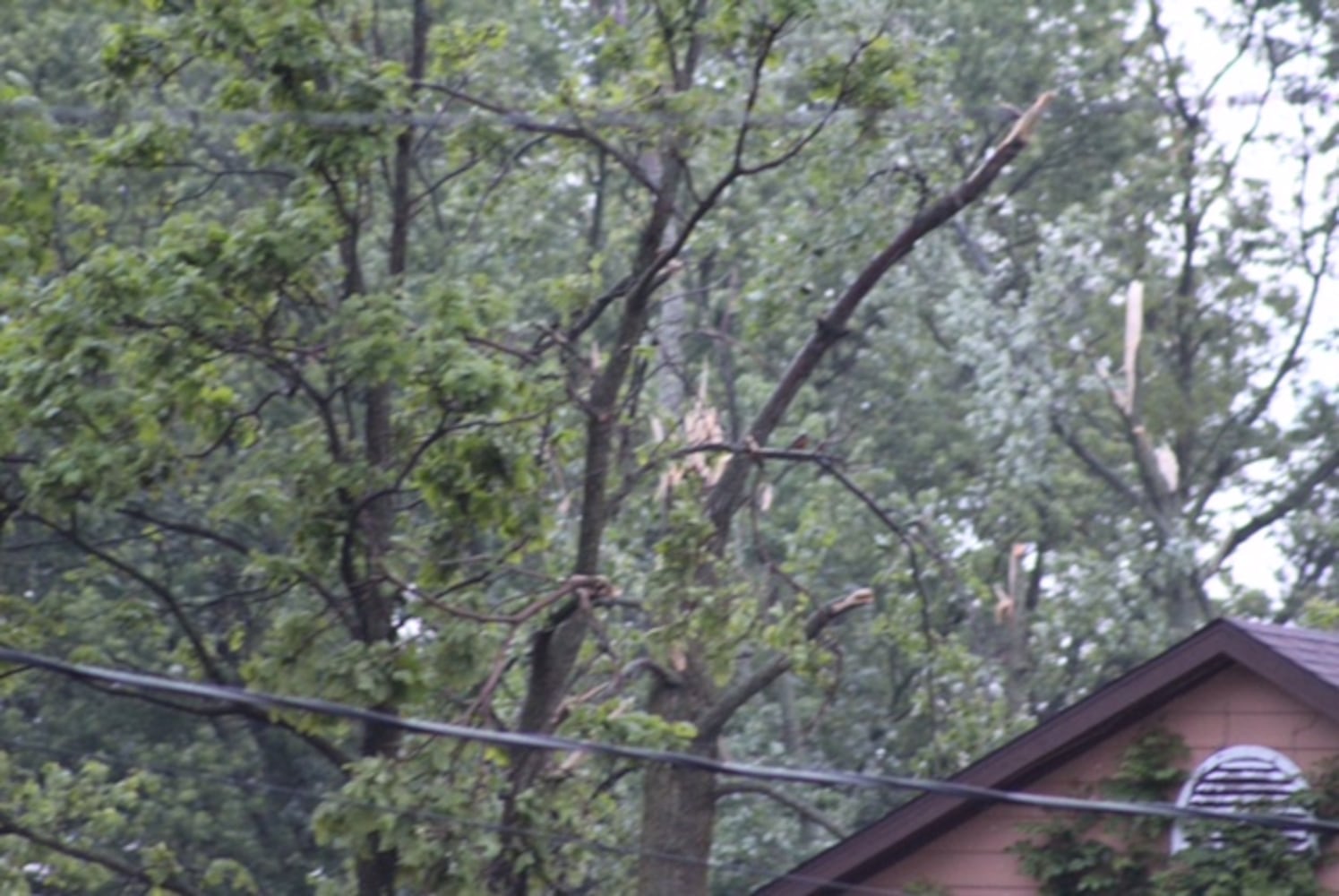 Damage from storm on 5/25