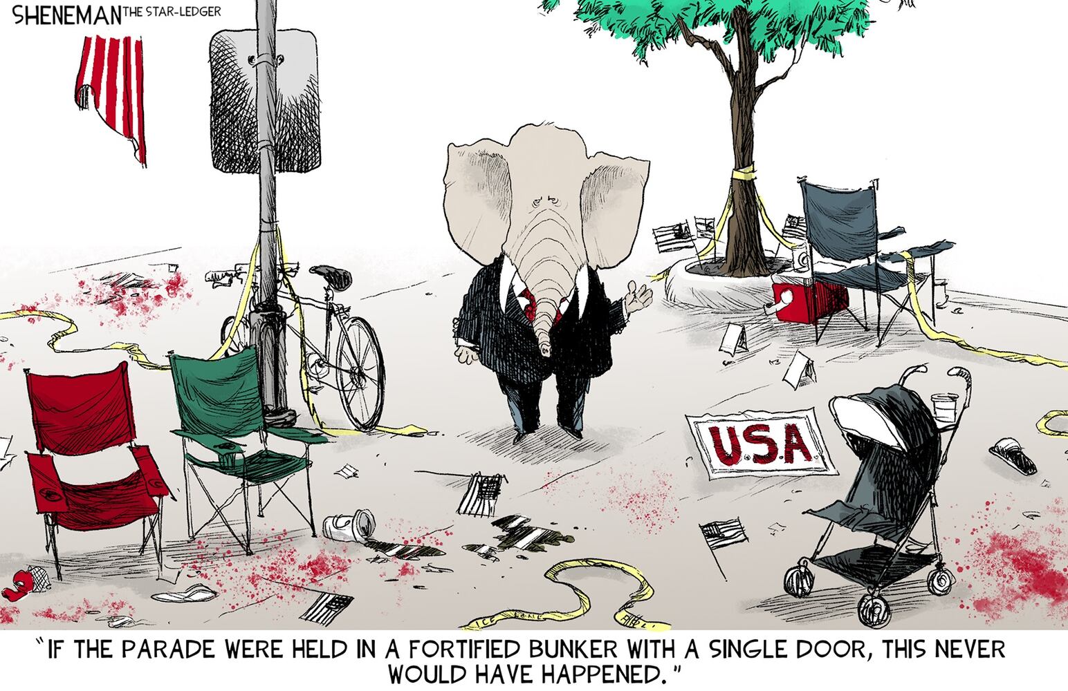 WEEK IN CARTOONS: Parade shooting, Boris Johnson and more