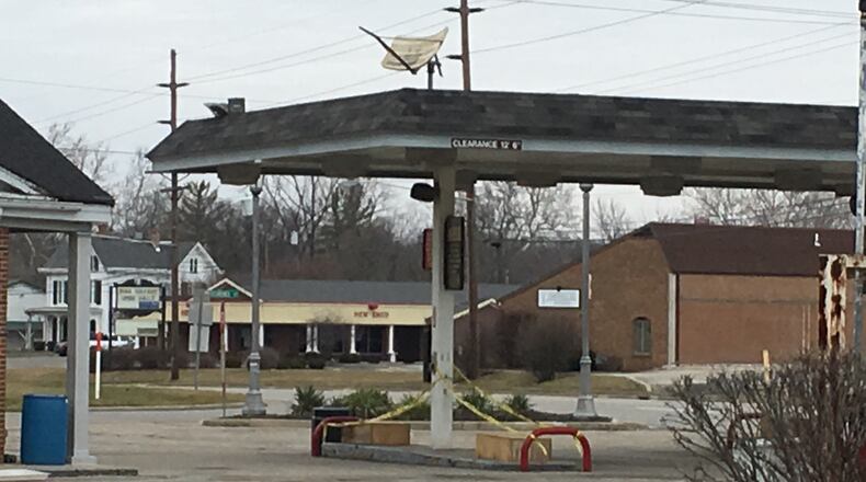 The city has torn down the fuel canopy since this photo of the Speedway building was taken. On Dec. 12, the main building’s demoliton is to begin.