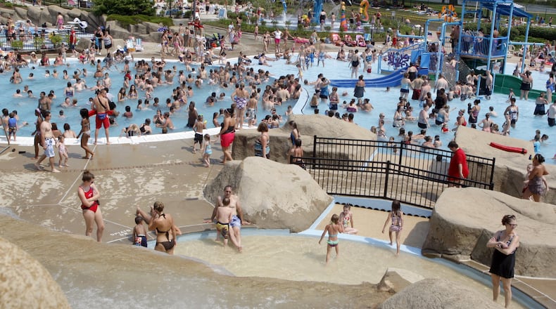 The outdoor water park at the Kettering Recreation Complex will not open this year due to the coronavirus pandemic. FILE