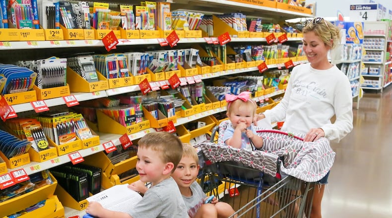 With school starting in one month, shoppers are gearing up for the shopping season. GREG LYNCH / STAFF