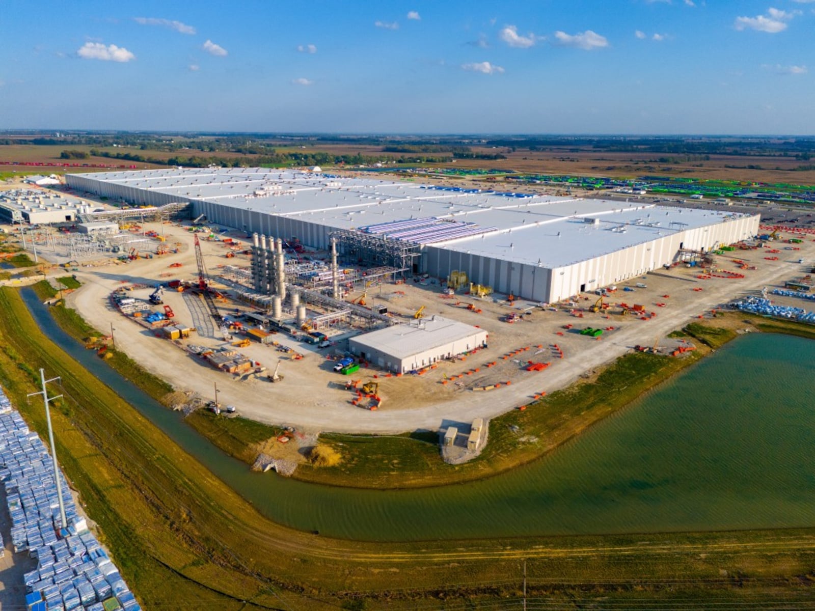 The Honda-LG Energy Solution joint venture EV battery plant near Jeffersonville. CONTRIBUTED